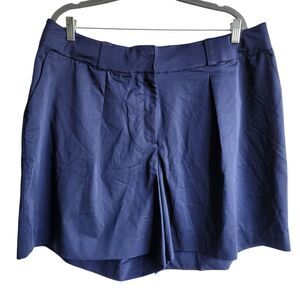 Lane Bryant Skort Shorts Women's Size 20 Navy Blue Pleated NWT Business Casual